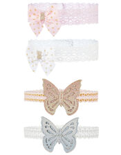 Baby Glitter Butterfly Bow Bando Set, , large
