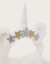 Galactic Unicorn Faux Fur Earmuffs, , large