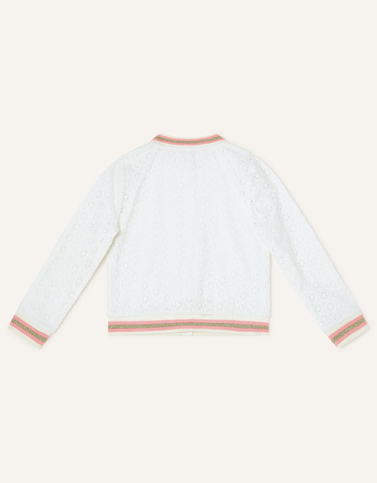 Broderie Bomber Jacket in Sustainable 
