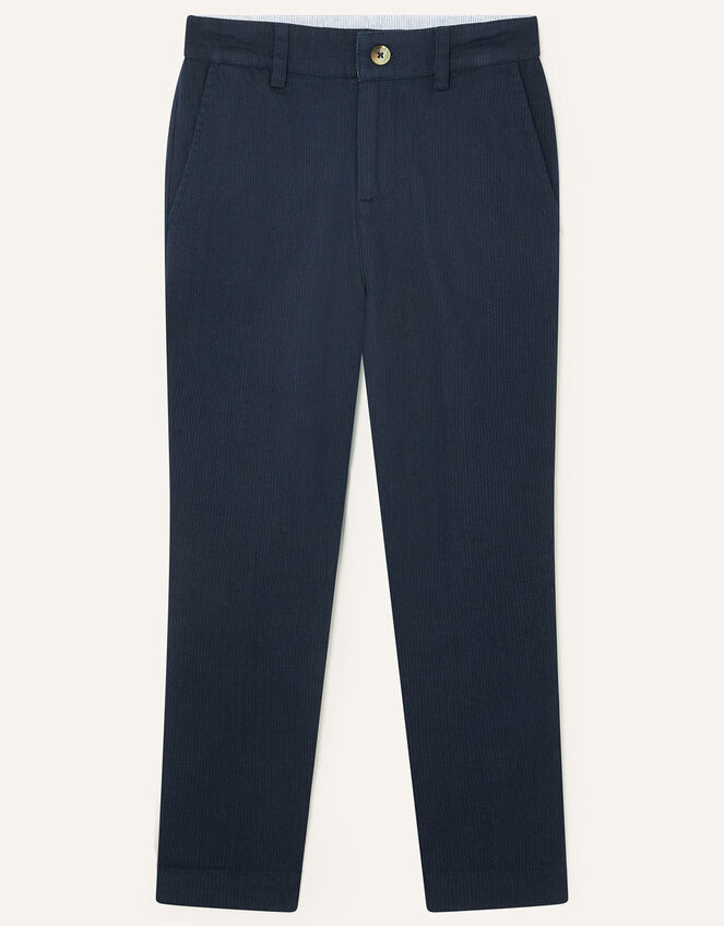 Formal Trousers, Blue (NAVY), large