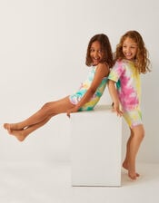 Tie-Dye Cotton T-Shirt, Multi (MULTI), large