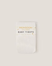 Baby Diamond Butterfly Tights, Ivory (IVORY), large