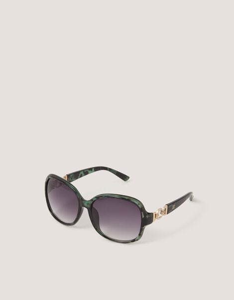 Oversized Round Sunglasses, , large