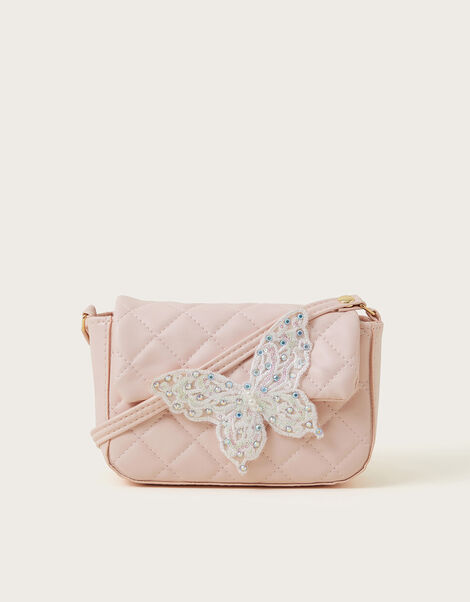 Bling Butterfly Quilted Bag, , large