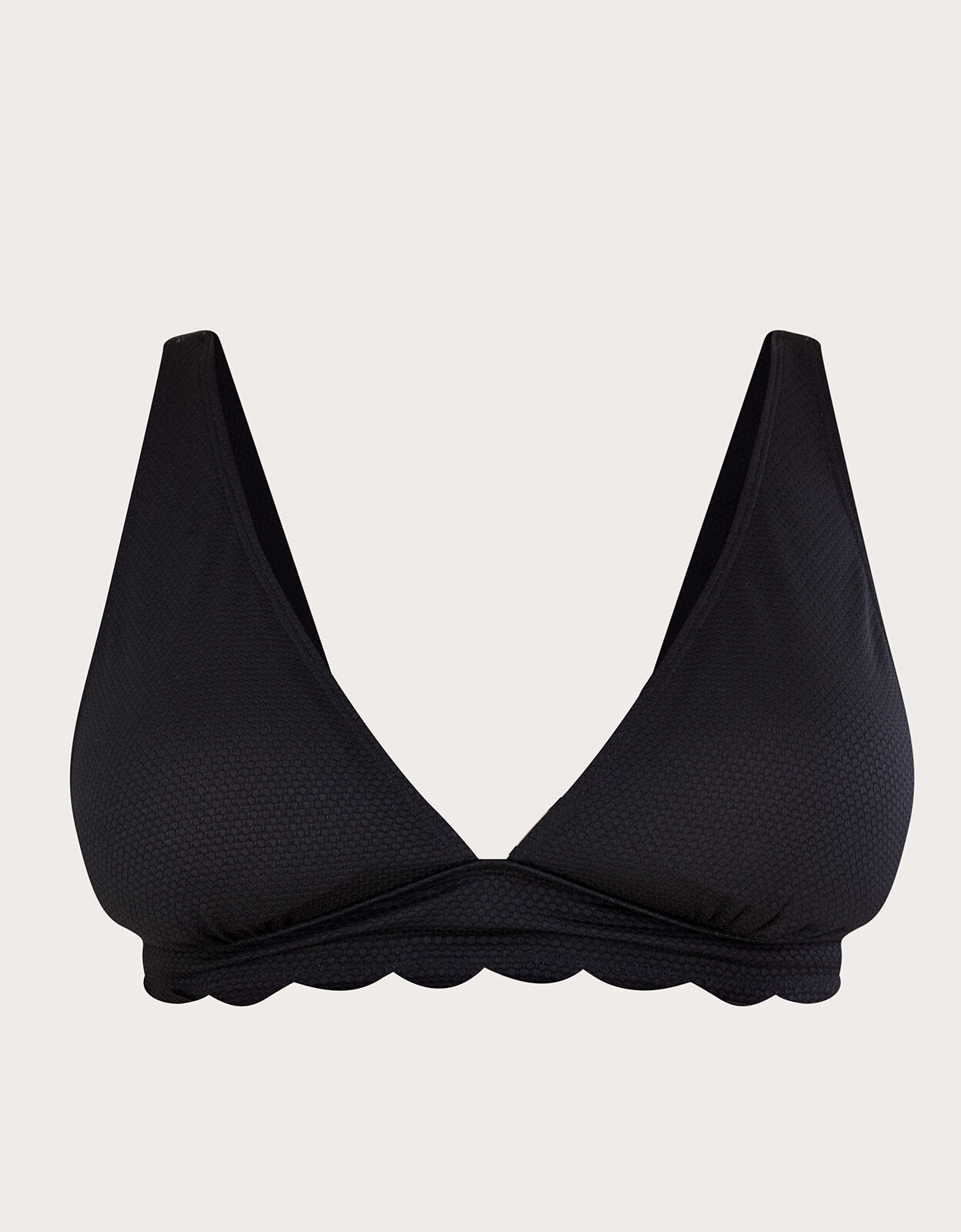 Plain black bikini sale