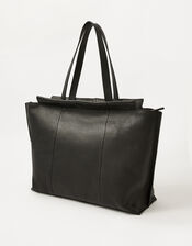 Work Leather Tote Bag, , large