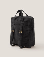 Lily Embroidered Corduroy Backpack, , large