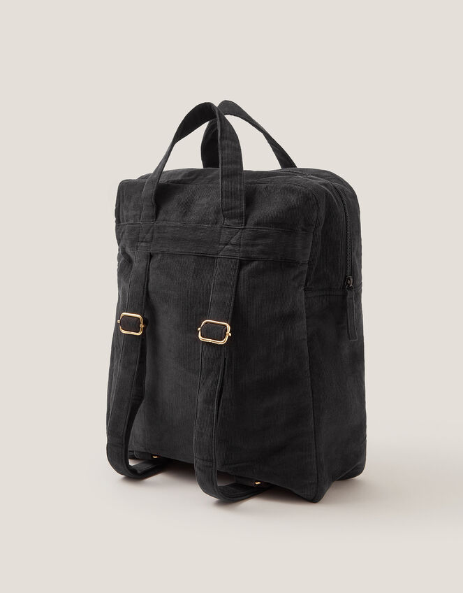 Lily Embroidered Corduroy Backpack, , large