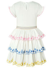 Shreya Embroidered Rara Dress, White (WHITE), large