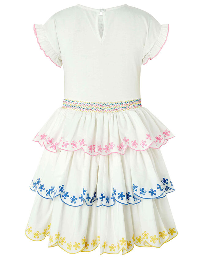 Shreya Embroidered Rara Dress, White (WHITE), large