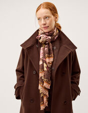 Samara Floral Print Scarf, , large