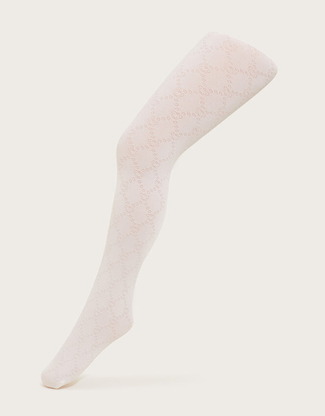 Plush Diamond Tights , Ivory (IVORY), large