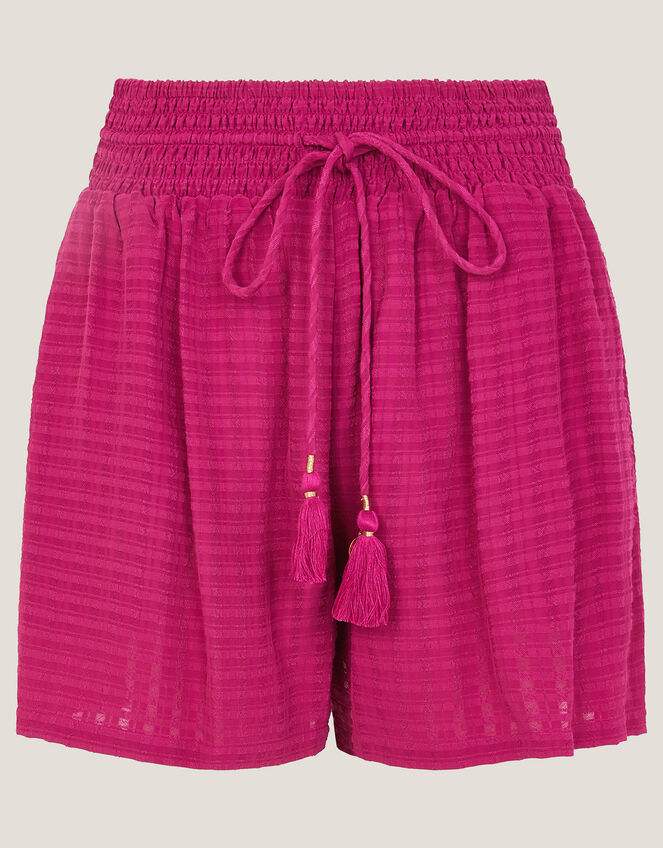 Paige High Waist Drawstring Shorts, Pink (PINK), large