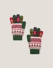 London Knit Gloves, Multi (MULTI), large