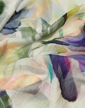 Aimee Lou Floral Square Silk Scarf, , large