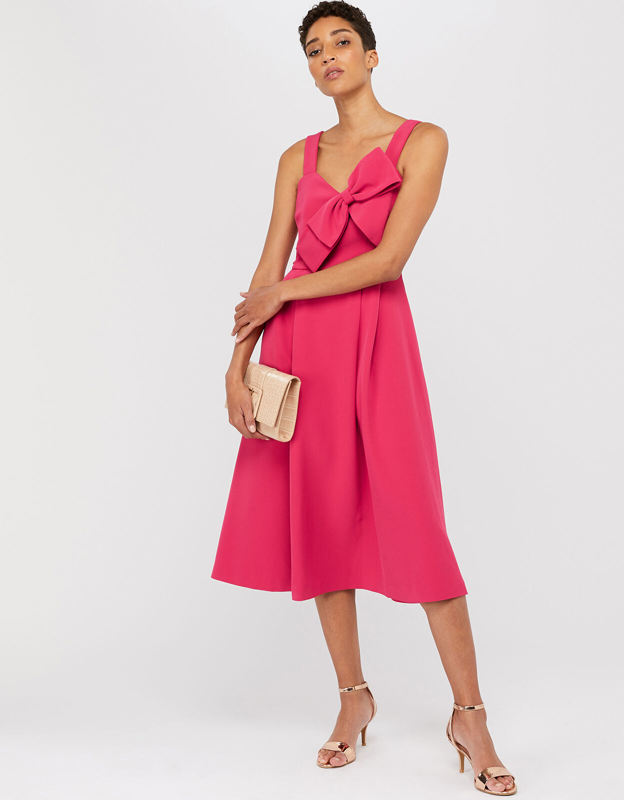 Monsoon fit hotsell and flare dress