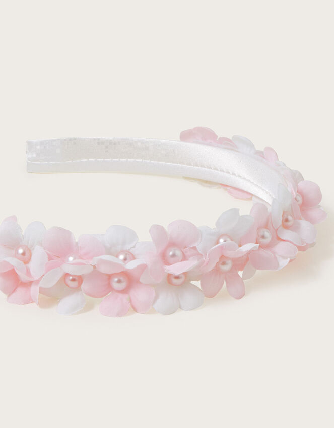 Layla Tonal Flower Headband, , large