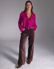 East Ruffle Blouse, Pink (PINK), large
