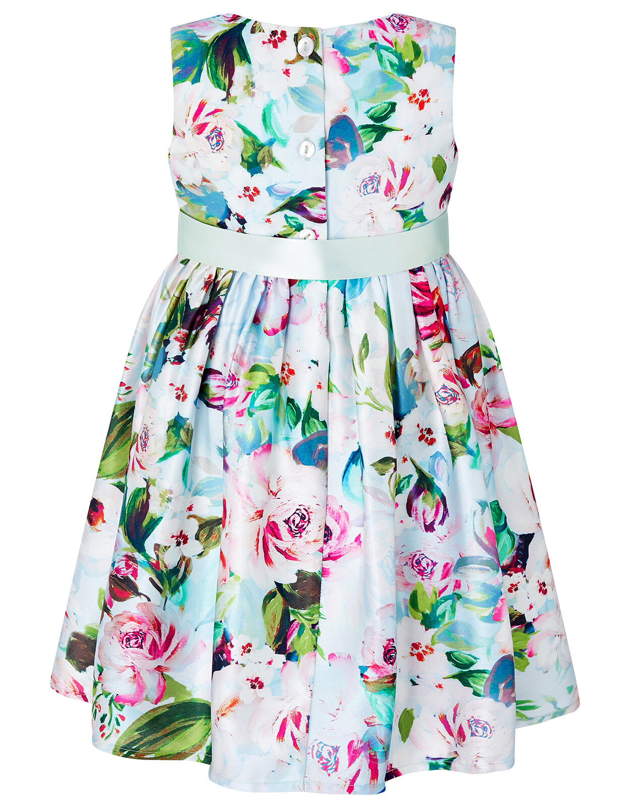Baby Heidi Floral Dress in Recycled Fabric Multi