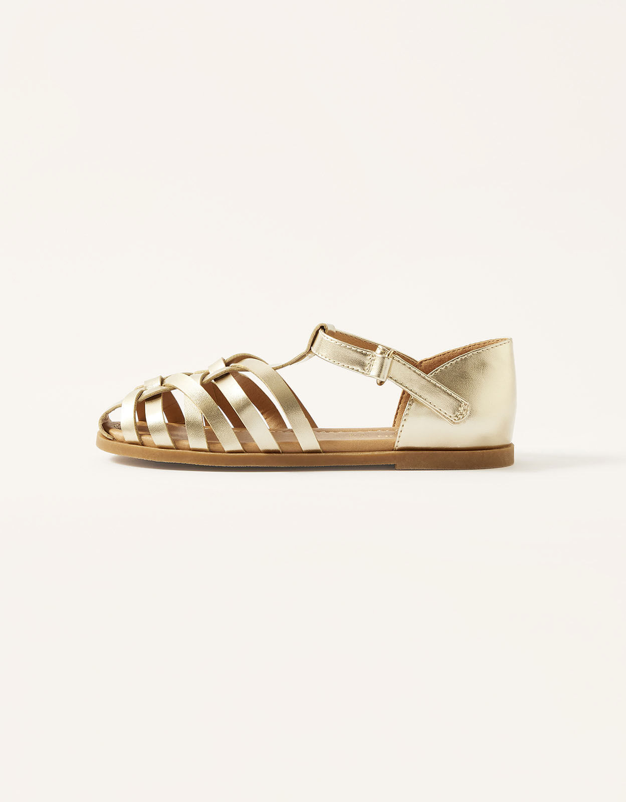 Gold cage top shoes