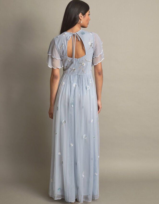 Catherine Embellished Maxi Dress, CLOUD, large