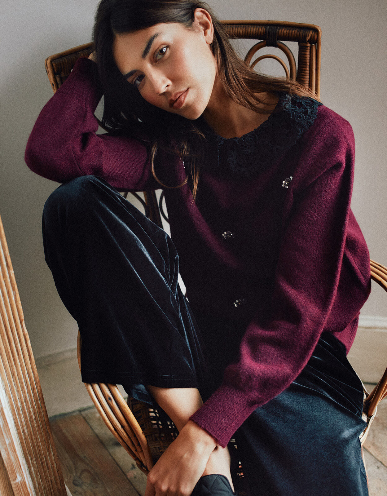 Monsoon 2025 red jumper