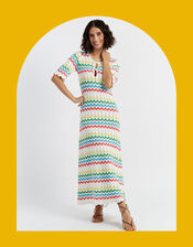 Chinti & Parker Chevron Stitch Maxi Dress, Multi (MULTI), large