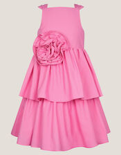 Strappy Corsage Party Dress, Pink (PINK), large