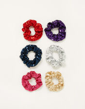 Sequin Scrunchie Multipack, , large