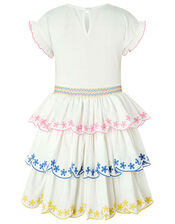Shreya Embroidered Rara Dress, White (WHITE), large