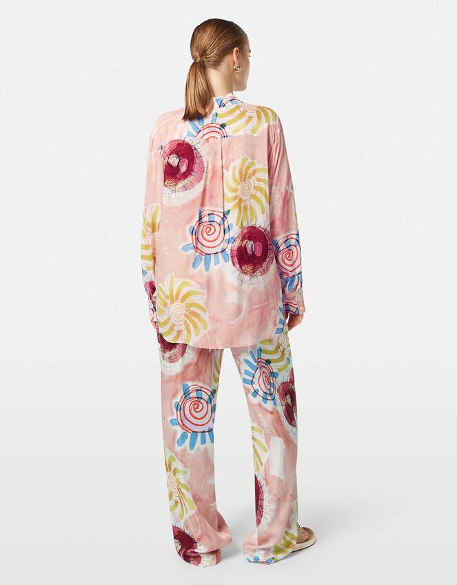 Scotch and Soda Relaxed Print Shirt, Pink (PINK), large