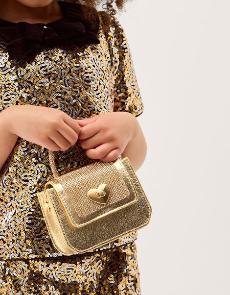 Mini Metallic Handbag, , large