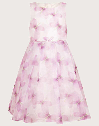 Dragonfly Print Dress, Purple (PURPLE), large