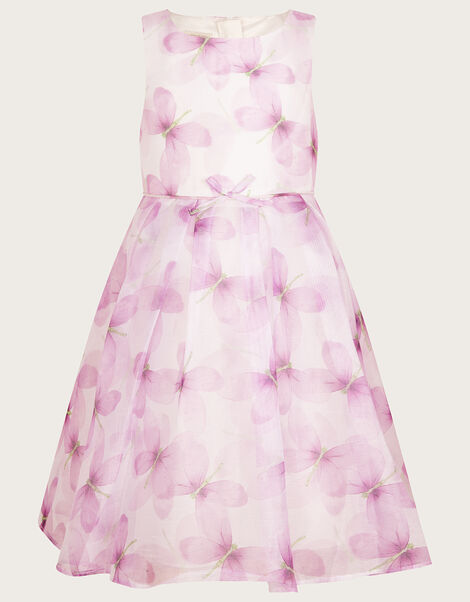 Dragonfly Print Dress Purple, Purple (PURPLE), large