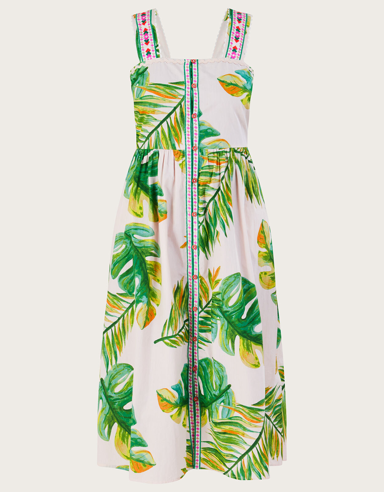 Green and white sundress shop