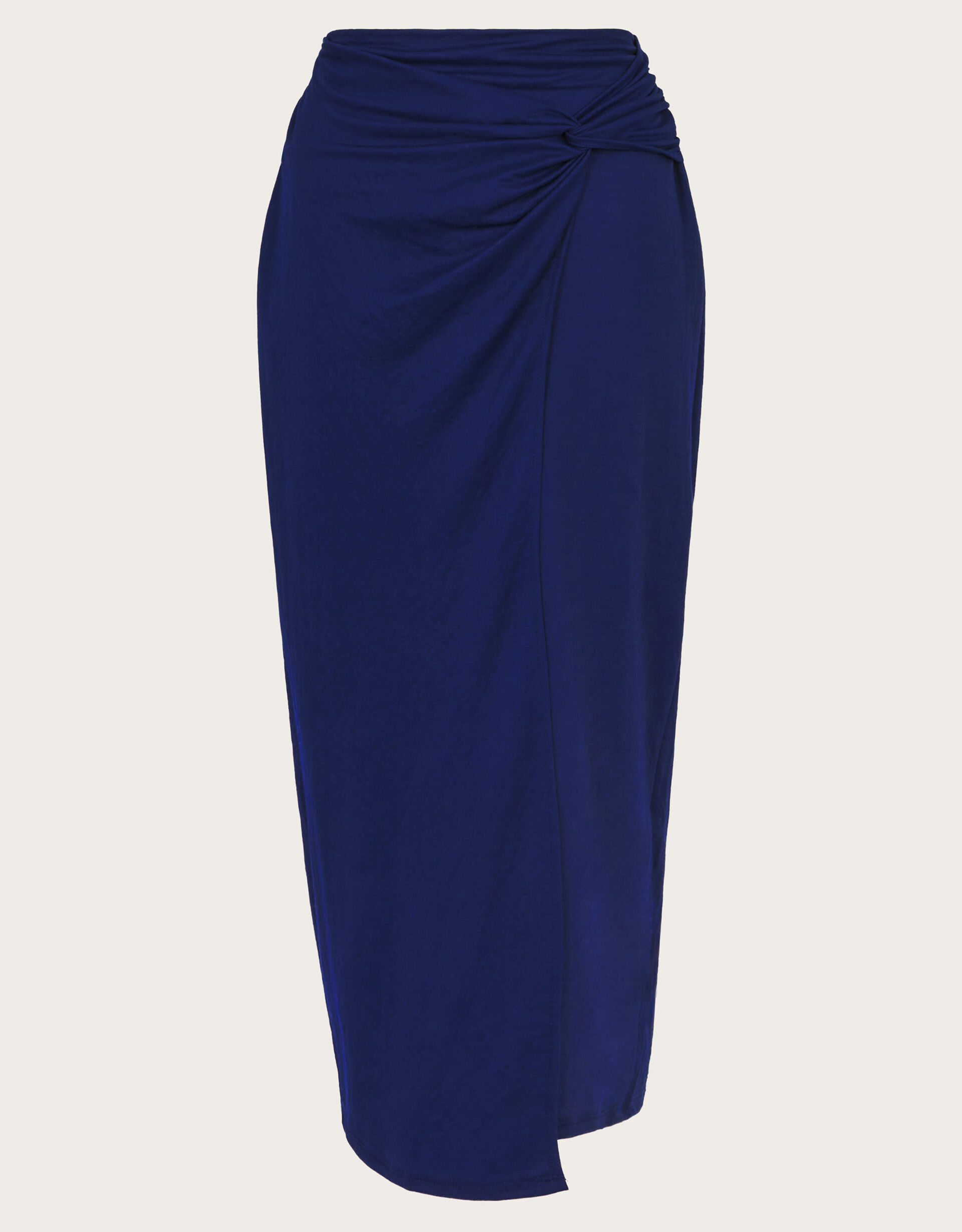 Winnie Wrap Midi Skirt Blue Skirts Monsoon Global