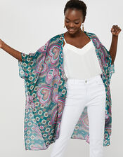 Lina Paisley Cover-Up in Recycled Polyester, , large