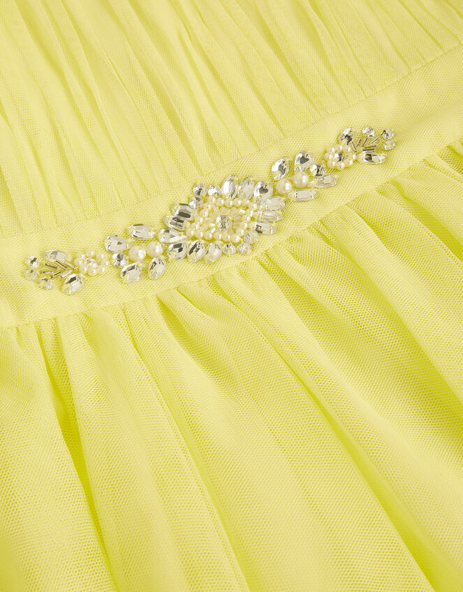 Penelope Belt Dress, Yellow (LEMON), large