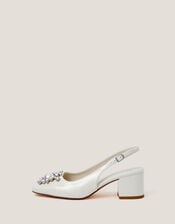Wynn Pearl Slingback Heels, Ivory (IVORY), large