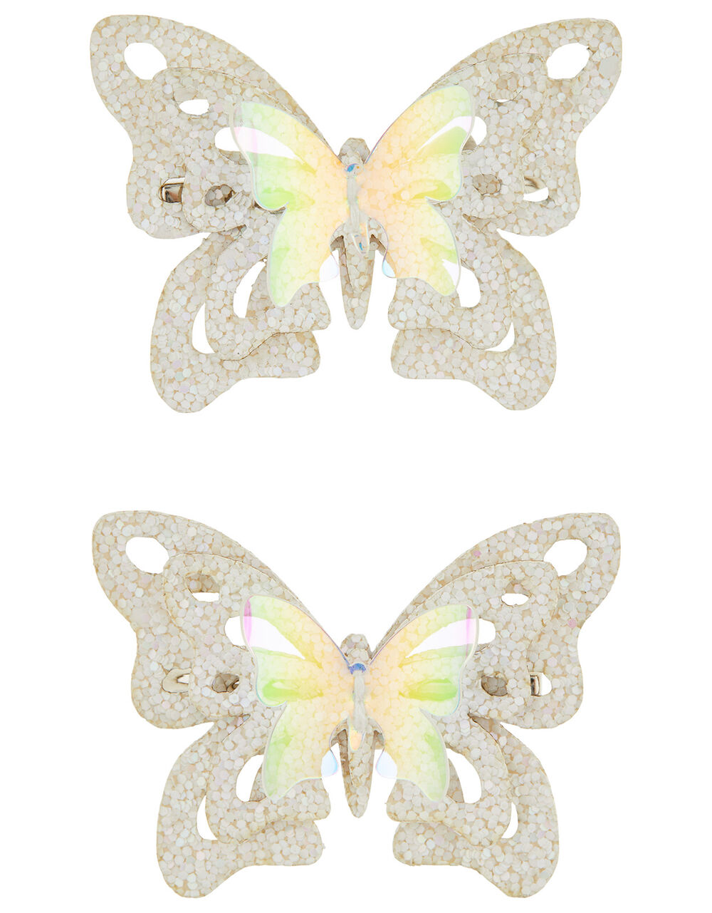 Leah Glitter Butterfly Hair Clips | Girls' Hair Accessories | Monsoon  Global.