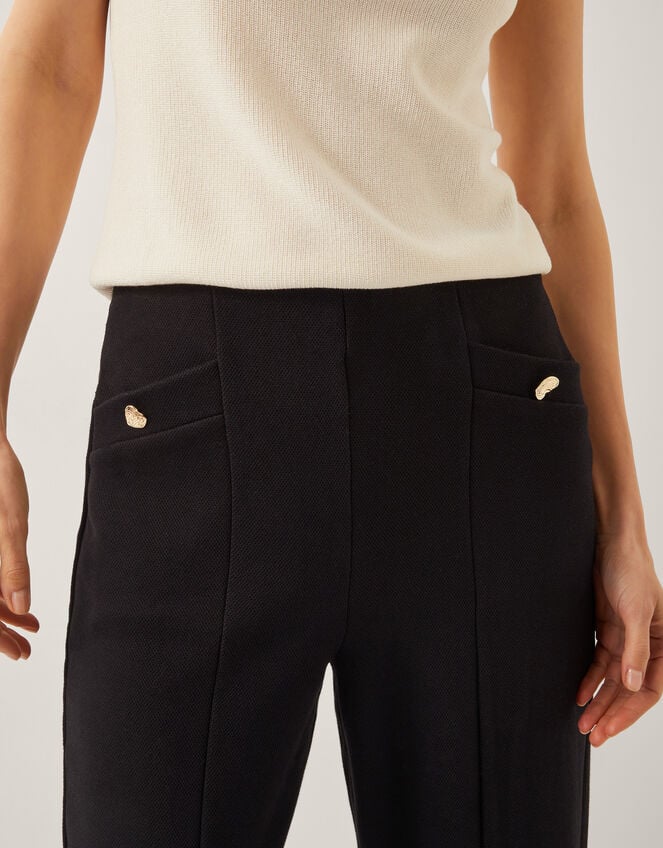 Shelby Pull-On Jersey Trousers, Black (BLACK), large