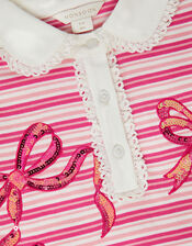 Mon Cheri Stripe Top, Pink (PINK), large