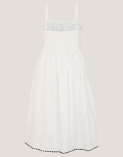 Strappy Crochet Sundress, Ivory (IVORY), large
