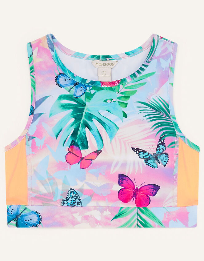 Tropical Crop Top, Pink (PINK), large