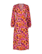 Fabienne Chapot Floral Wrap Dress, Pink (PINK), large