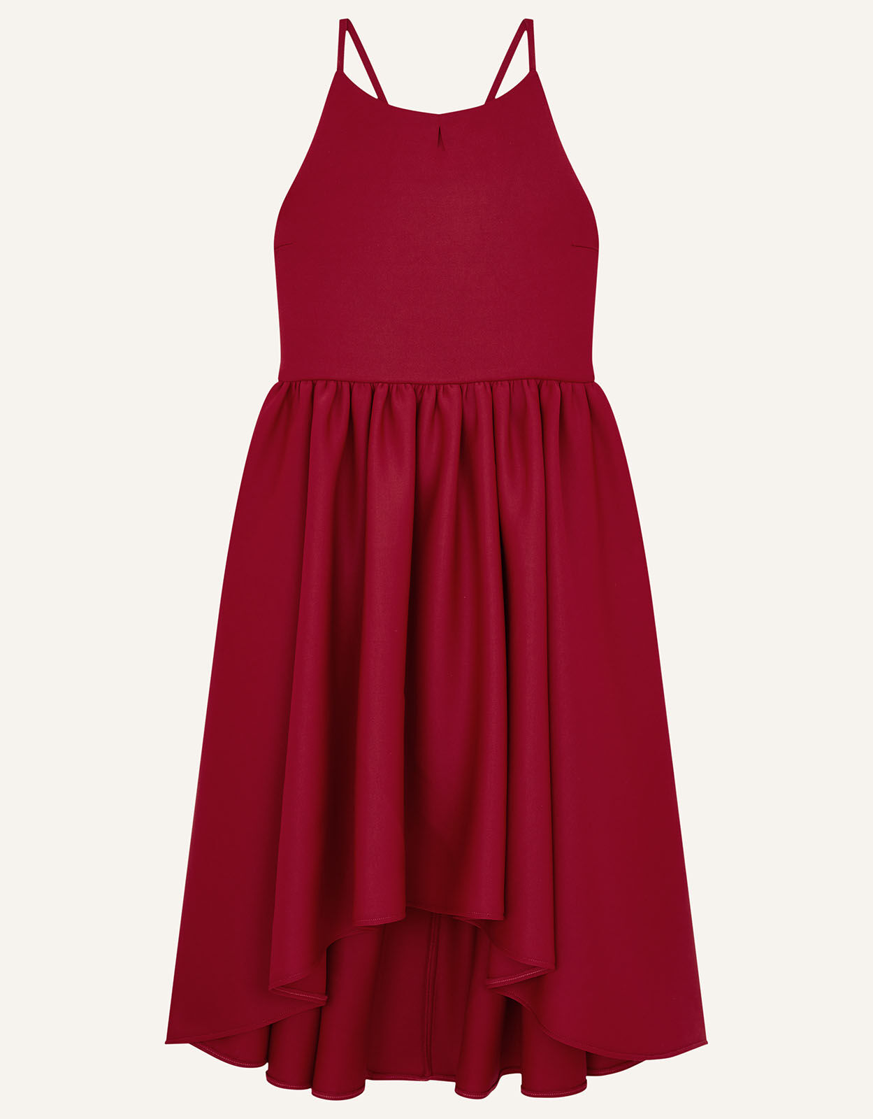 Scuba High Low Prom Dress Red Girls Dresses Monsoon Global