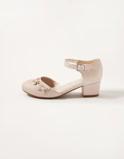 Shimmer Butterfly Two-Part Heels, Pink (PALE PINK), large