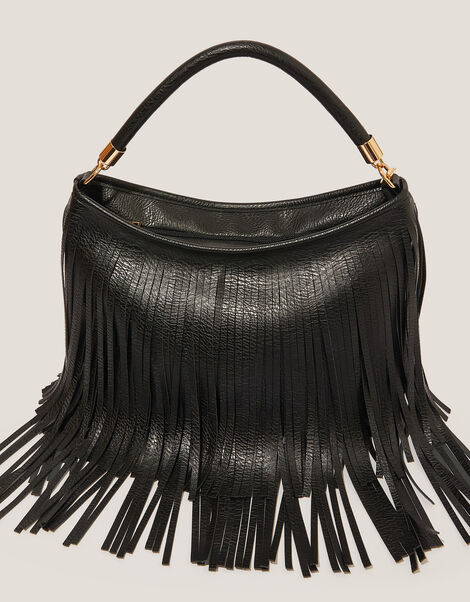 Sula Fringe Hobo Bag, , large