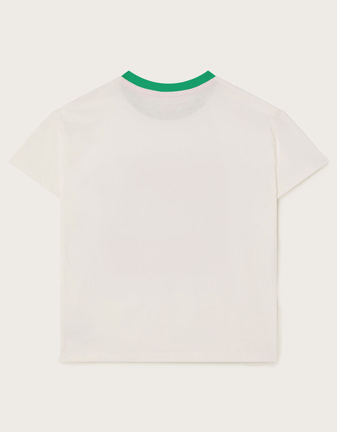 Slow and Steady Oversized T-Shirt, White (WHITE), large