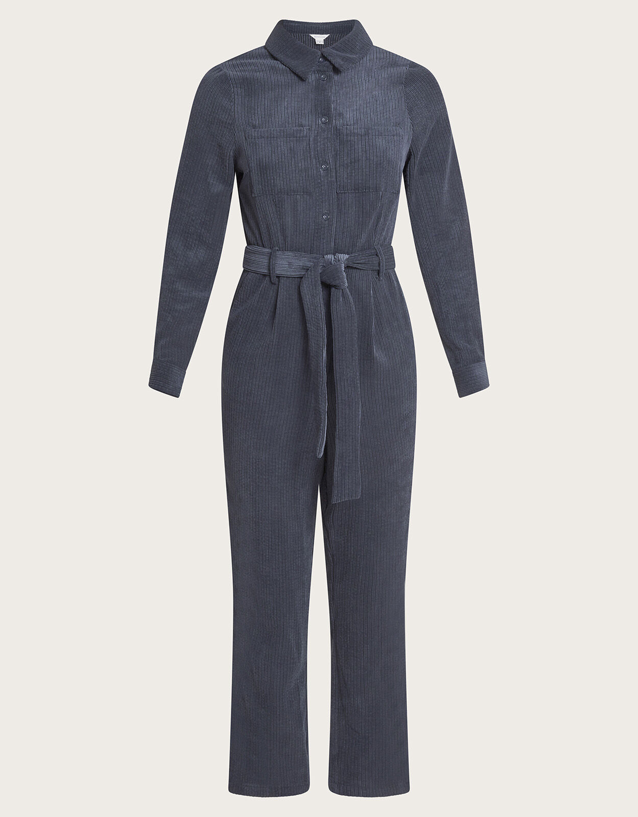 Navy cord clearance jumpsuit